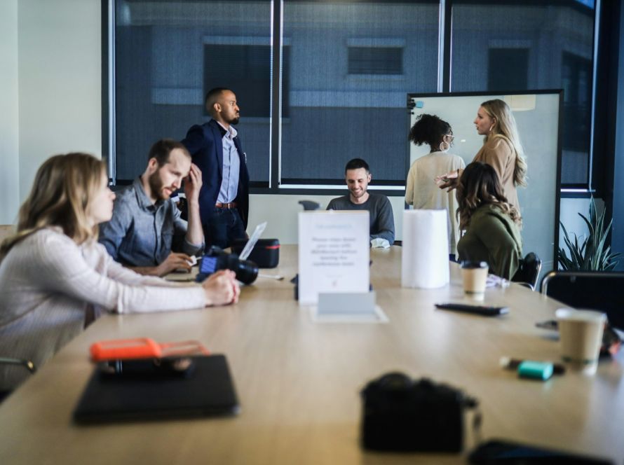 people sitting at the table