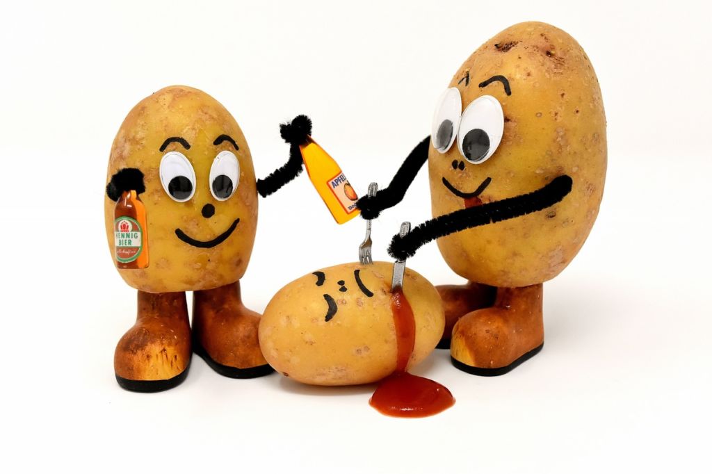 cannibals, fun, potatoes
